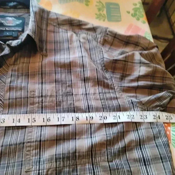 Harley-Davidson Plaid Casual Button Down Shirt - Picture 6 of 9